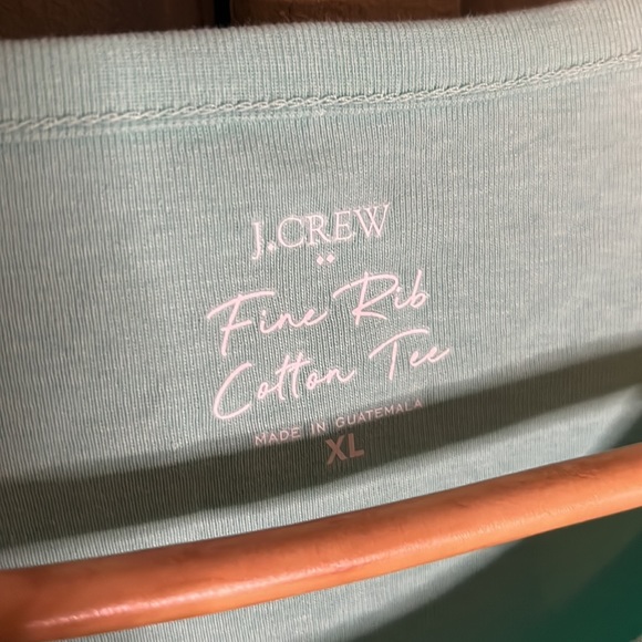 J. Crew factory tee XL turquoise - Picture 3 of 5